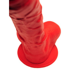 Stretch Real Gode en silicone Stretch N°2 - 17 x 4.3cm Rouge